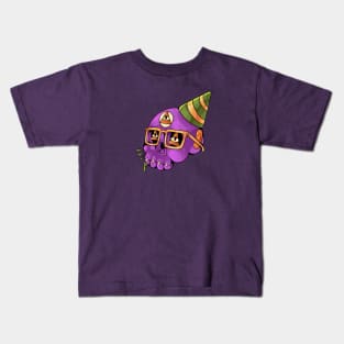 acid party skull Kids T-Shirt